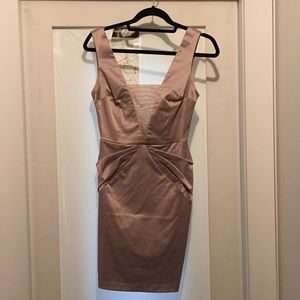 ASOS nude pencil dress - NWT size 2